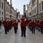 Photo Gallery: White Doves, Traditional Costumes, People Honoring Our Patron, St. Blaise 50 Kandelora Candle Mass Opening 48