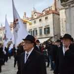 Photo Gallery: White Doves, Traditional Costumes, People Honoring Our Patron, St. Blaise 53 Kandelora Candle Mass Opening 51