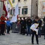 Photo Gallery: White Doves, Traditional Costumes, People Honoring Our Patron, St. Blaise 57 Kandelora Candle Mass Opening 55