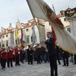 Photo Gallery: White Doves, Traditional Costumes, People Honoring Our Patron, St. Blaise 9 Kandelora Candle Mass Opening 7