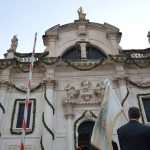 Photo Gallery: White Doves, Traditional Costumes, People Honoring Our Patron, St. Blaise 11 Kandelora Candle Mass Opening 9
