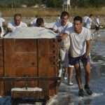 Video and Photo Gallery: We Spent a Day in a Saltern Ston Picking Up 'Fleur de Sel'... 20 Salt Collecting Ston 18