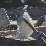 Video and Photo Gallery: We Spent a Day in a Saltern Ston Picking Up 'Fleur de Sel'... 30 Salt Collecting Ston 28