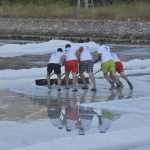 Video and Photo Gallery: We Spent a Day in a Saltern Ston Picking Up 'Fleur de Sel'... 65 Salt Collecting Ston 63