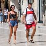 Not Even the Boiling Weather Stopped the Everyday Stradun Mingling 25 dir 24