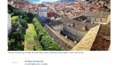 The Telegraph: Dubrovnik as it Once Was - an Empty Wonder That's Worth the Quarantine 1 The Telegraph Dubrovnik