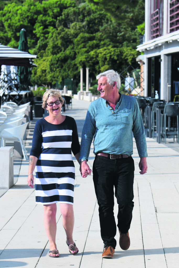 Duncan and Beverley Webster in Mlini