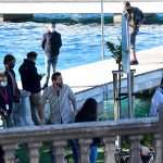 Laid-Back Nicolas Cage Gladly Poses with Fans in Cavtat Wearing a Pink Leather Jacket 24 Nicolas Cage Pedro Pascal "The Unberable Weigt of Massive Talent" Filming
