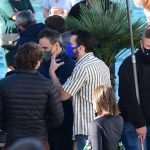 Laid-Back Nicolas Cage Gladly Poses with Fans in Cavtat Wearing a Pink Leather Jacket 29 Nicolas Cage Pedro Pascal "The Unberable Weigt of Massive Talent" Filming