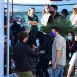 Laid-Back Nicolas Cage Gladly Poses with Fans in Cavtat Wearing a Pink Leather Jacket 30 Nicolas Cage Pedro Pascal "The Unberable Weigt of Massive Talent" Filming