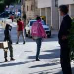 Laid-Back Nicolas Cage Gladly Poses with Fans in Cavtat Wearing a Pink Leather Jacket 43 Nicolas Cage Pink Jacket Pedro Pascal "The Unberable Weigt of Massive Talent" Filming