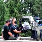 Nicolas Cage Pedro Pascal filming of "The Unbearable Weight of Massive Talent"