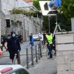 Nicolas Cage Pedro Pascal filming of "The Unbearable Weight of Massive Talent"