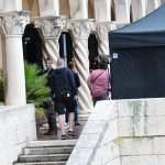 Nicolas Cage Pedro Pascal filming of "The Unbearable Weight of Massive Talent"