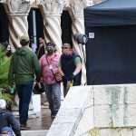 Nicolas Cage Pedro Pascal filming of "The Unbearable Weight of Massive Talent"