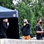 Nicolas Cage Pedro Pascal filming of "The Unbearable Weight of Massive Talent"