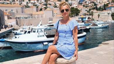 Famous Actress Nikki Leigh Basking in Dubrovnik Paradise 3 nikki leigh dubrovnik 1