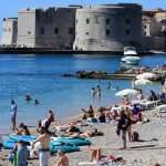 Late Summer Joys: Banje Beach Still Full of Bathers 12 banje 11