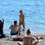Late Summer Joys: Banje Beach Still Full of Bathers 8 banje 7