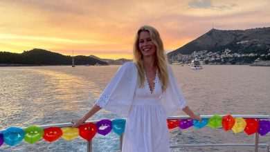 Claudia Schiffer in Dubrovnik: 'Nothing Quite Like a Sunset Boat Ride' 2 claudia shiffer
