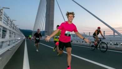 Twilight Racing Spectacle: Third Pelješac Bridge Run Held 9 Peljesac Bridge Run 2