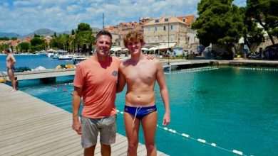 Joey Gallagher Visits Iconic Sea Pool in Cavtat 1 gallagher cavtat elvis fatovic