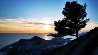 Srd walk Dubrovnik sunset