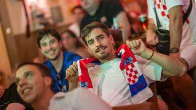 Dubrovnik Dressed in Red and White, Croatia Falls 4:2 to England in Dallas 23 hrvatska engleska 4